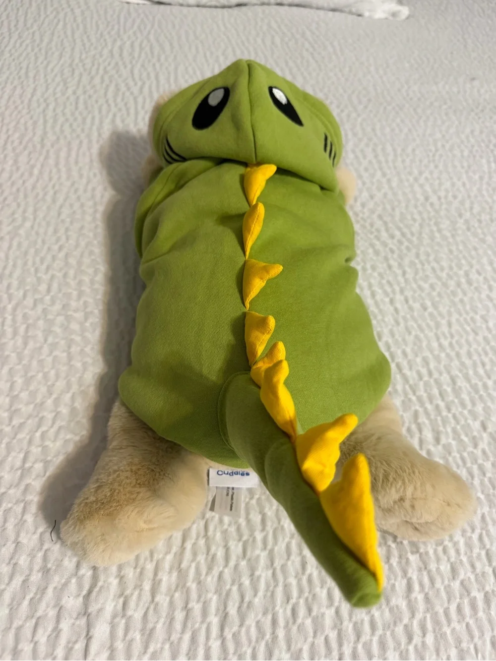 Dog Dinosaur Costume Small Dog Halloween Costume Warm Fleece Hoodie - Small